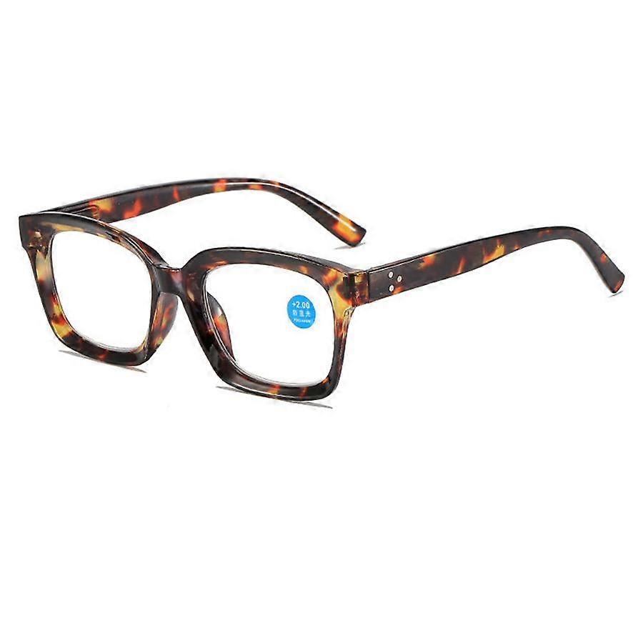 Reading Glasses Indent Square Frame Anti Blue Light Reading Glasses Presbyopia Lenses For Reading Fashion Accessory