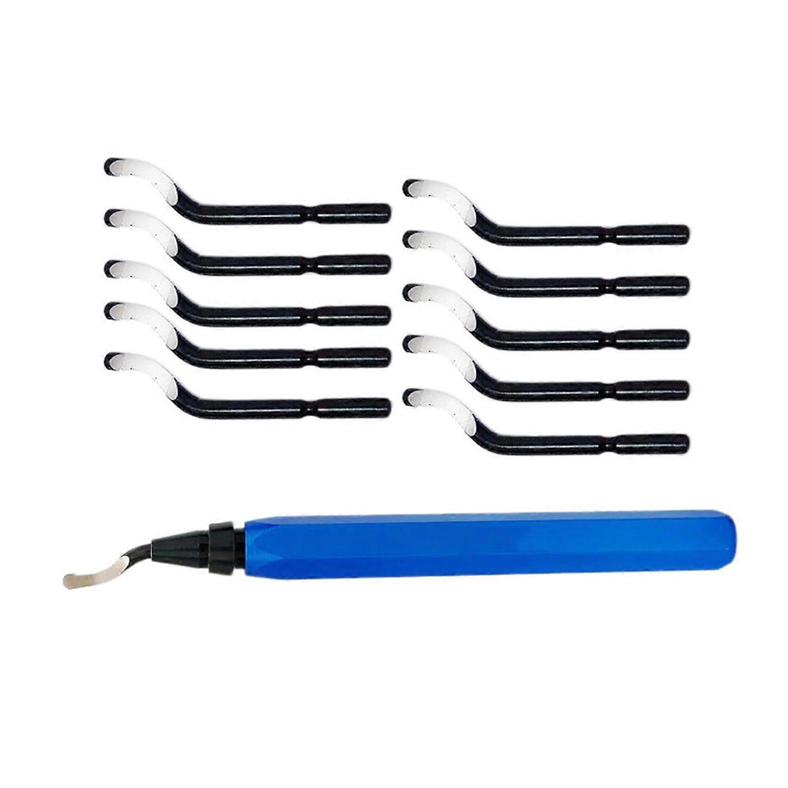 Deburring tool, deburrer with aluminum handle, 360degree rotatable deburring tool, 3D printer, burr remover, woodworking blue