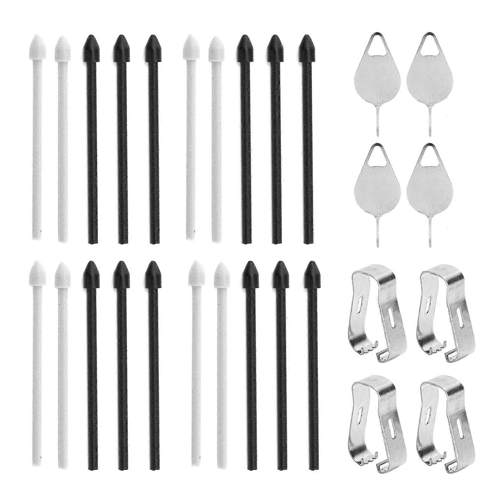 4Set Touch Replacement Tips Writing Pen Nibs Parts for Samsung Note 10/Note 10 PlusBlack