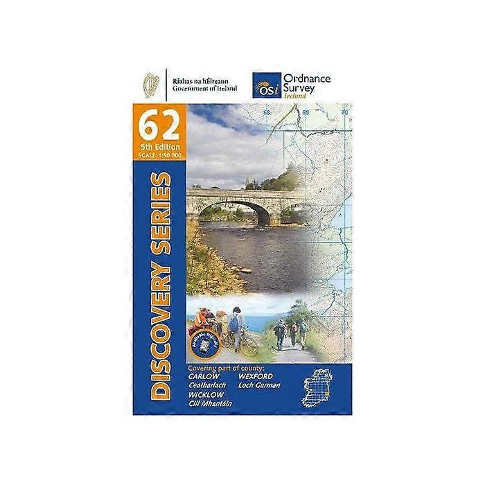 Irish Discovery Map 62, Carlow, Wexford And Wicklow