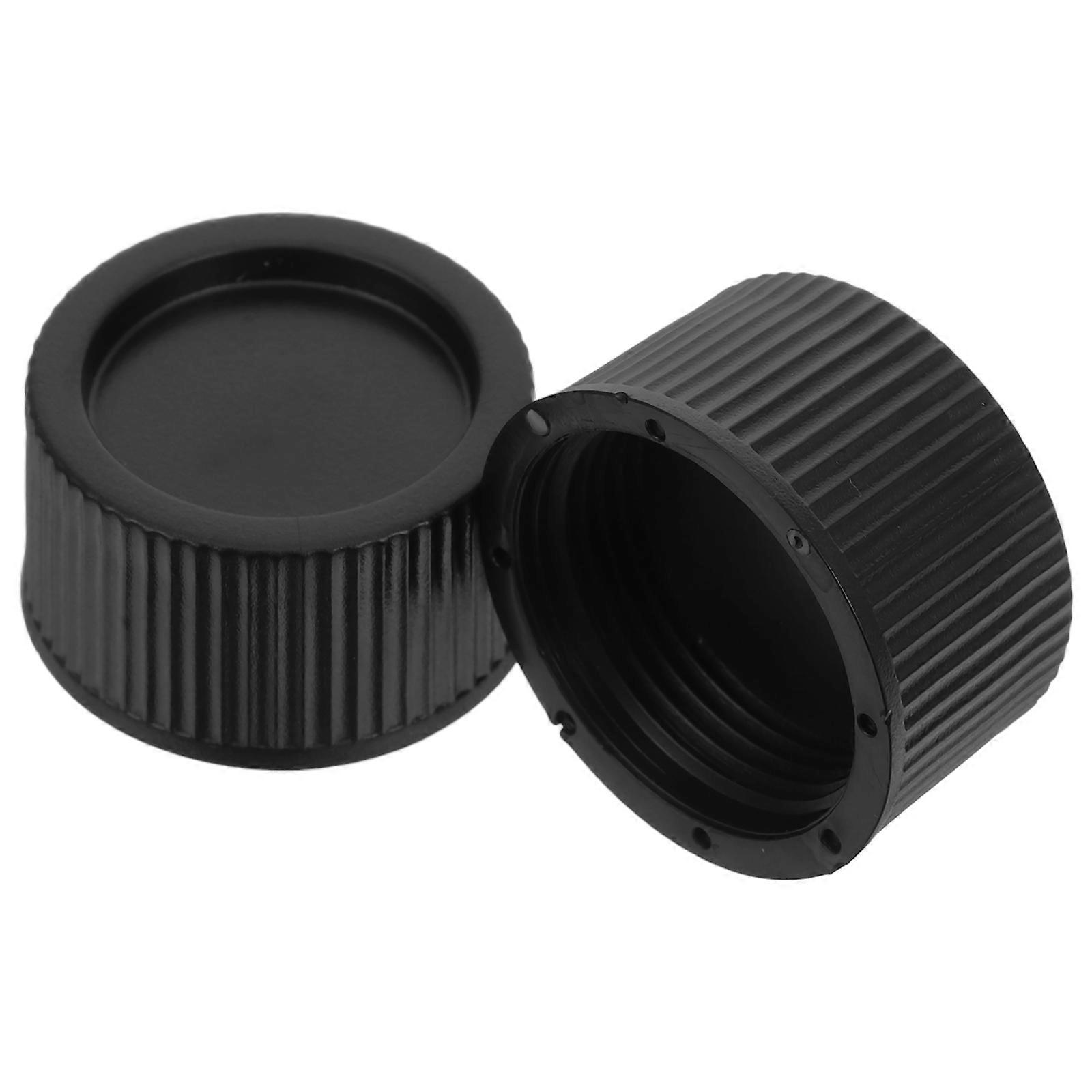 Pool Filter Drain Plug Pool Sand Filter Drain Replacement Cap Pool Owners Easy Installation Black 2Pcs
