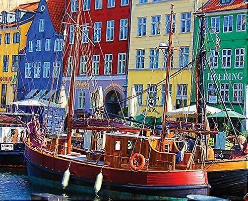 Copenhague Waterfront 1000 Piezas Puzzle Estilo 135
