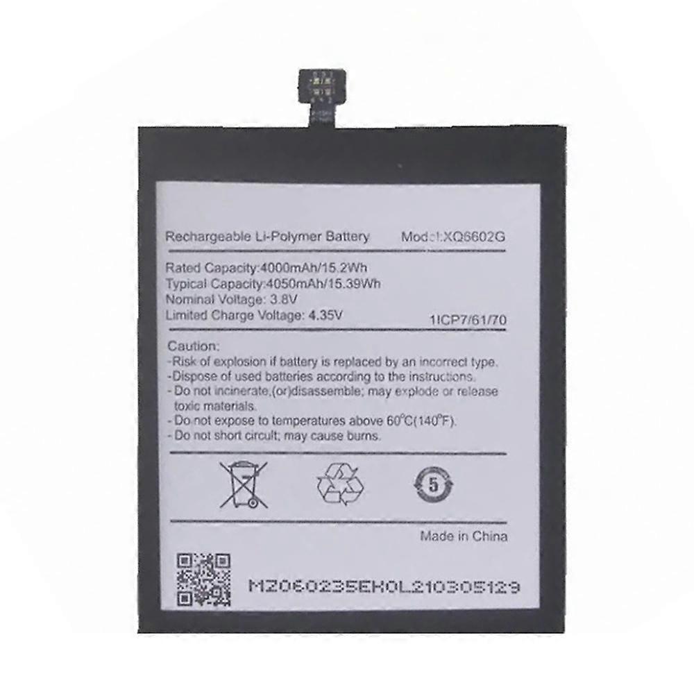 For Cat S62 3.80V 4000mAh Li Polymer Battery Assembly Part (Without Logo) (Encode: XQ6602G)