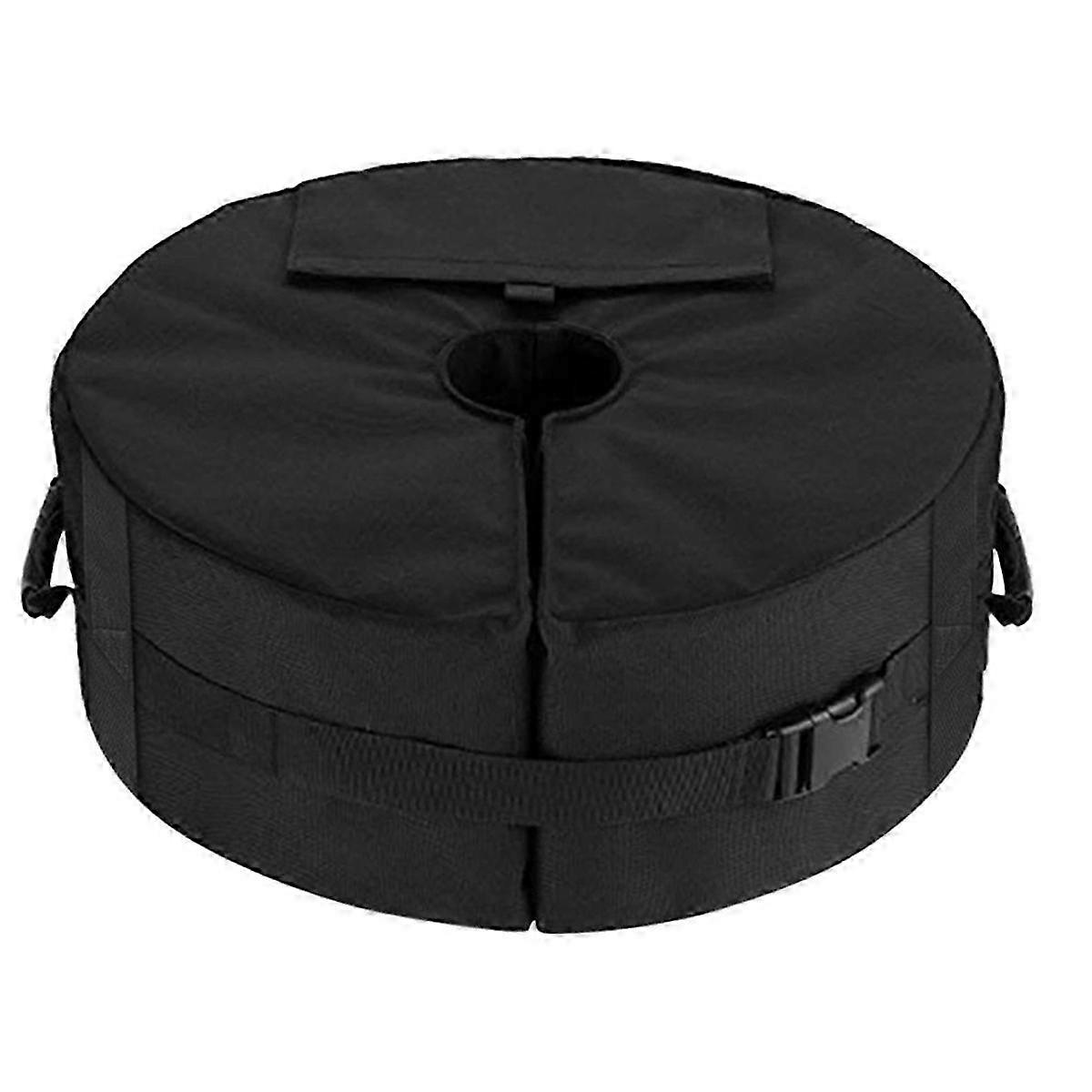 丸い傘のベースウェイトバッグ、ビーチガーデンパティオ-JC用の取り外し可能な防風サンドバッグに適しています