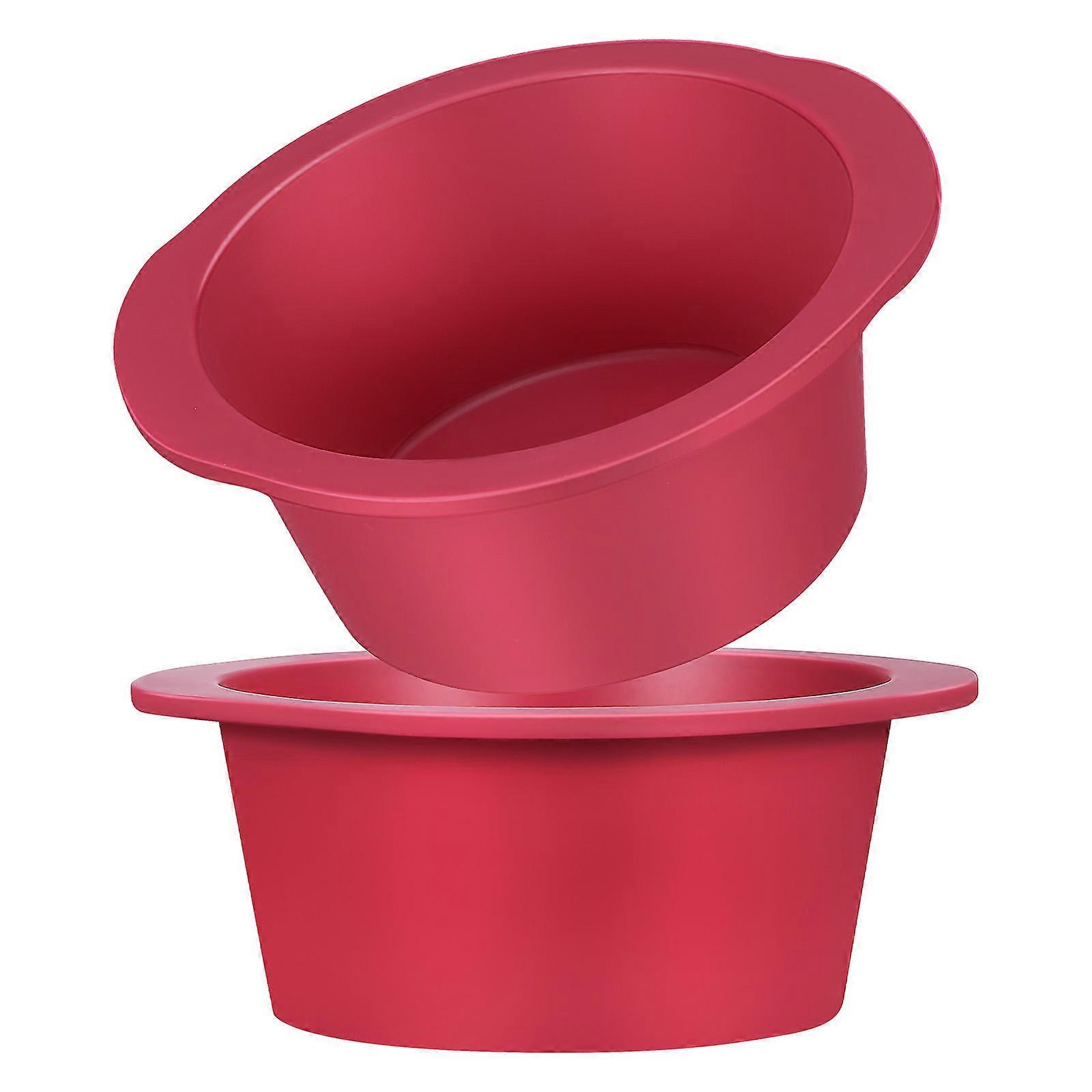 Silicone Cake Molds Non Stick Reusable Round Bakeware for Baking Parties Cupcake Pans Easy Cleaning Effortless Release
