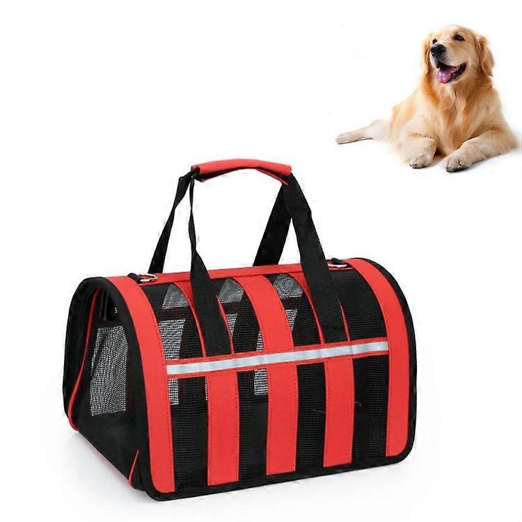 Foldable Mesh Breathable Pets Go Out Portable Diagonal Carrying Bag S