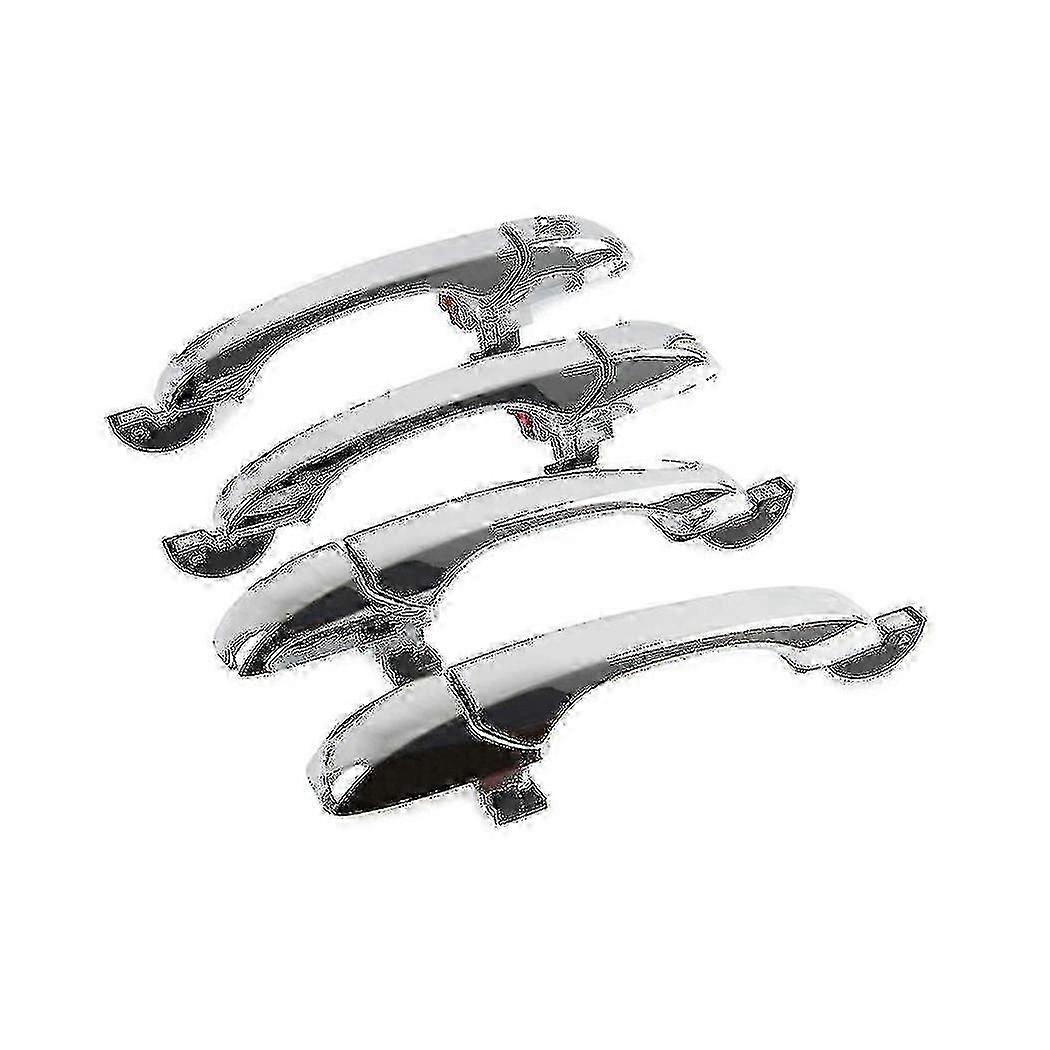 For 4 X Outside Chrome Door Handle - Suitable for Certain Car Models 2005-2010