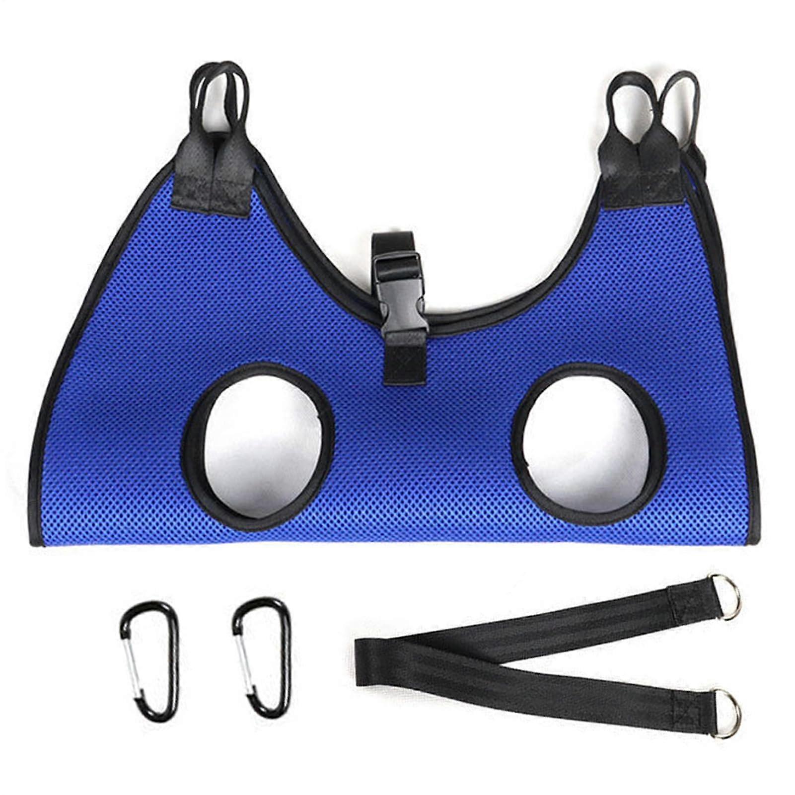 Dog Grooming Hammock - Adjustable Soft Breathable Fabric Pet Hammock for Small Dogs, Durable Safety Restraint for Bathing and Trimming