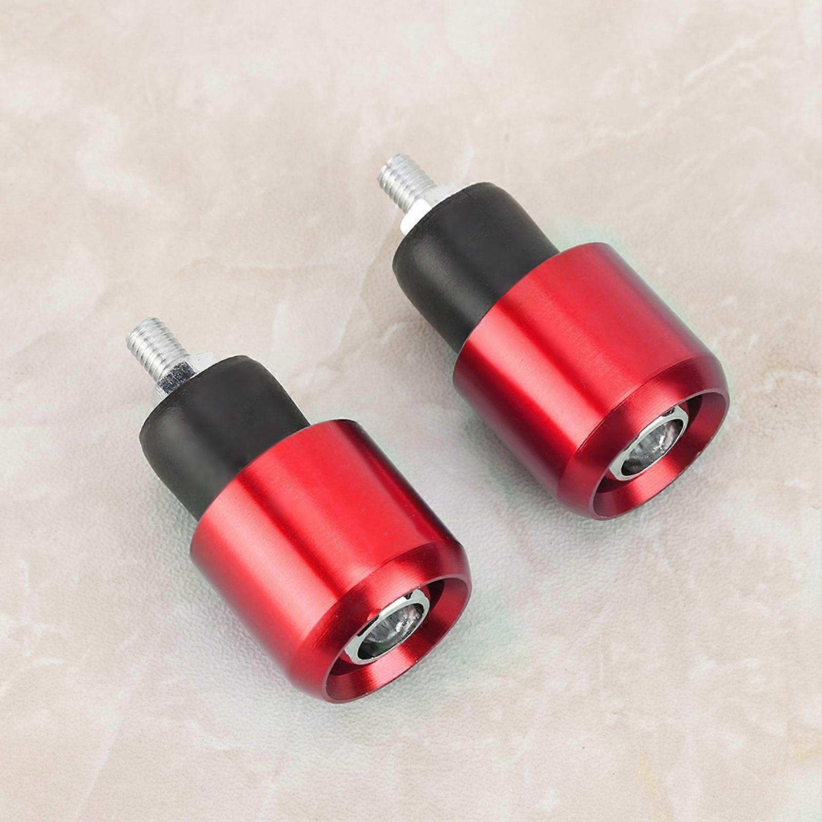 2Pcs Universal 18-22 mm Motorcycle Round Handlebar End Weight nce Plug (Green)