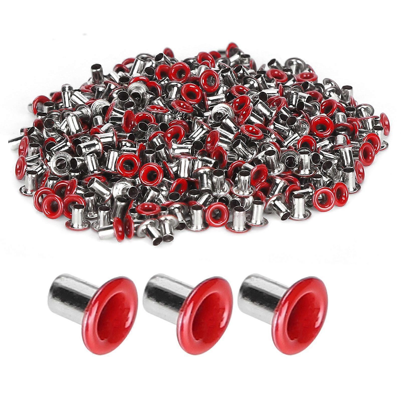 2025 dernier modèle 500pcs œillets en laiton 2mm trou intérieur kit d’œillets colorés