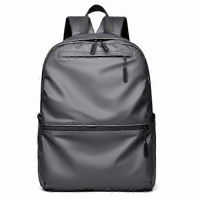 Stylish Casual Travel Backpack Simple Versatile Computer Bag for Middle School Students and Business Use