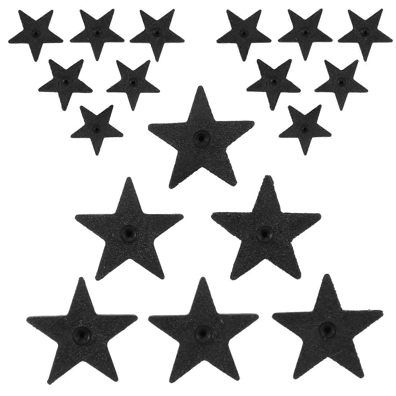 Star Shape Locking Pin Backs Durable Replacement for Brooches, Name Tags, DIY Crafts, Enamel Pins and Badges Secure Fasteners with Elegant Design