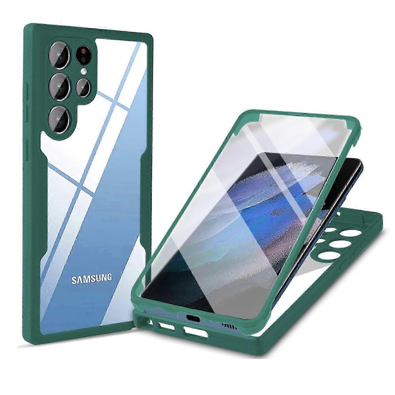 for S24 Ultra Case Built-in Lens & Screen Protector Full Body Shockproof Dustproof Waterproof, Anti-Scratch for Protective Case