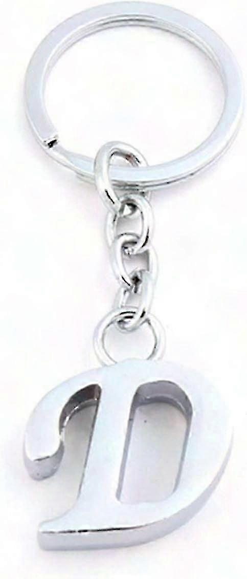 Alphabet Letter Charm Keychain