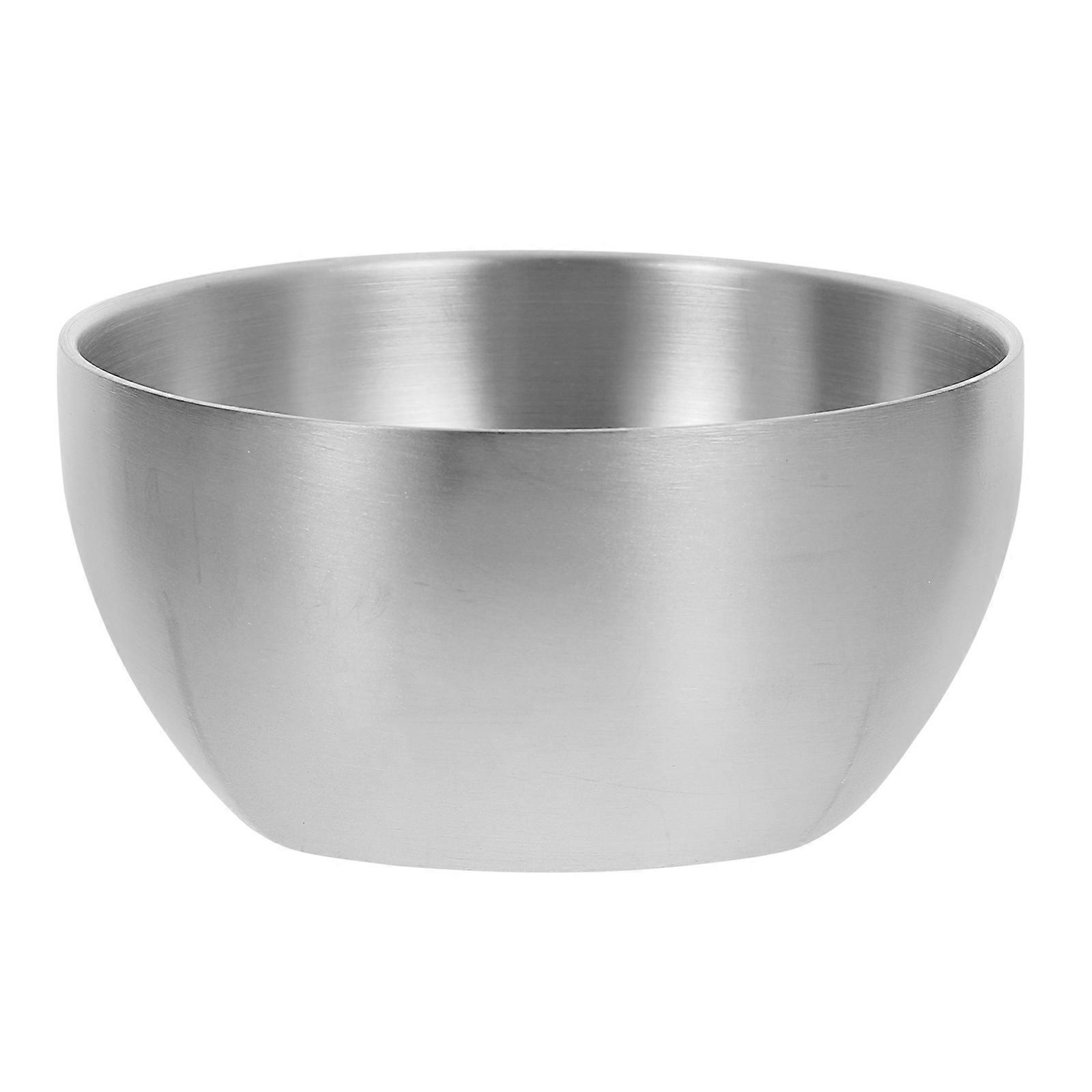 Insulated Stainless Steel Rice Bowl, Unbreakable Soup Bowl for Home Use, Multi Purpose for Noodles, Fruits, Salads, Snacks