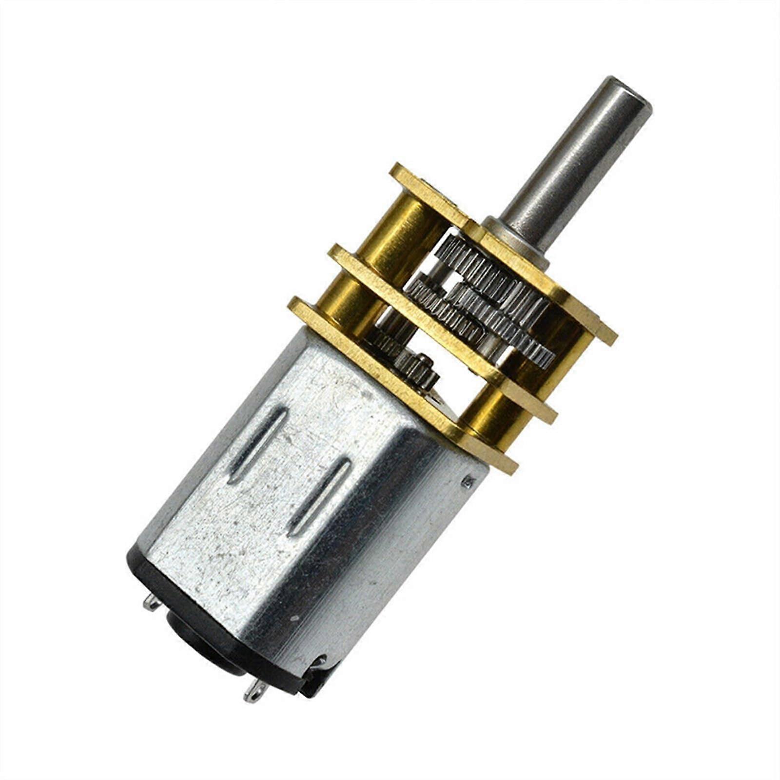 N20 Gear Motor DC 3V 6V 12V Speed Reduction Metal Motor 15/30/50/60/100/200/300/500/1000 RPM 1 Piece (Size: 50, Color: DC 3V)
