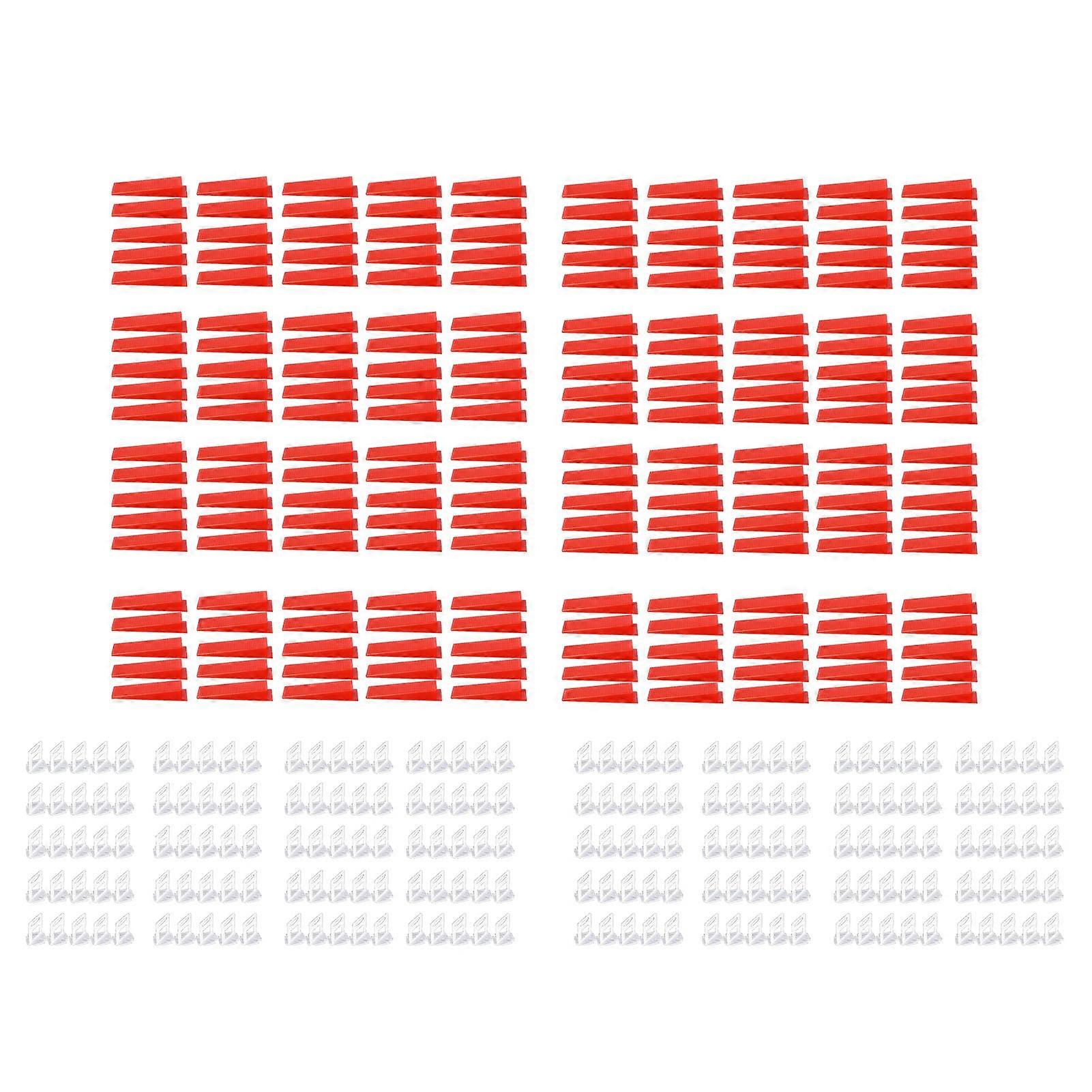 Tile Leveling System Wedges with Tile Leveling System Clips Tile Positioning Auxiliary Tools