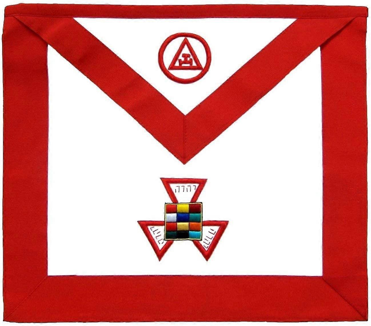 Masonic Royal Arch Past High Priest Php Hand Embroidered Apron