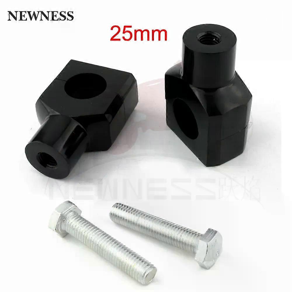 Motorcycle 7/8 1 Handlebar Riser Clamp Aluminum Fit For Harley Custom Springer Bobber Chopper 22mm 25mm Handlebars