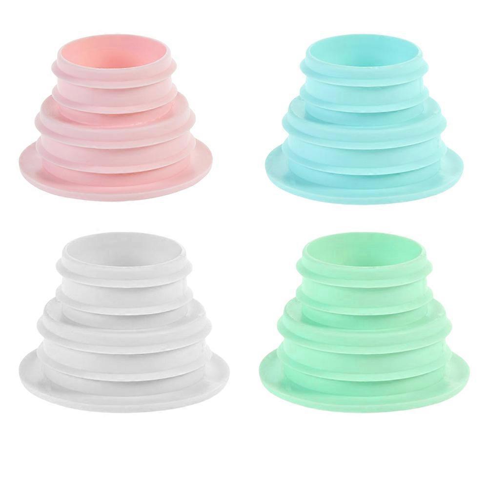 رائحة دليل على ختم التوصيل خط أنابيب ختم الدائري لغسالة حماية رائحة المجاري 4 قطع