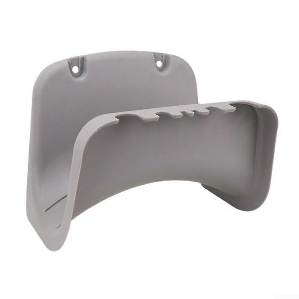 Wallmounted water pipe rack for neat storage of hose and sprinkler (gray)