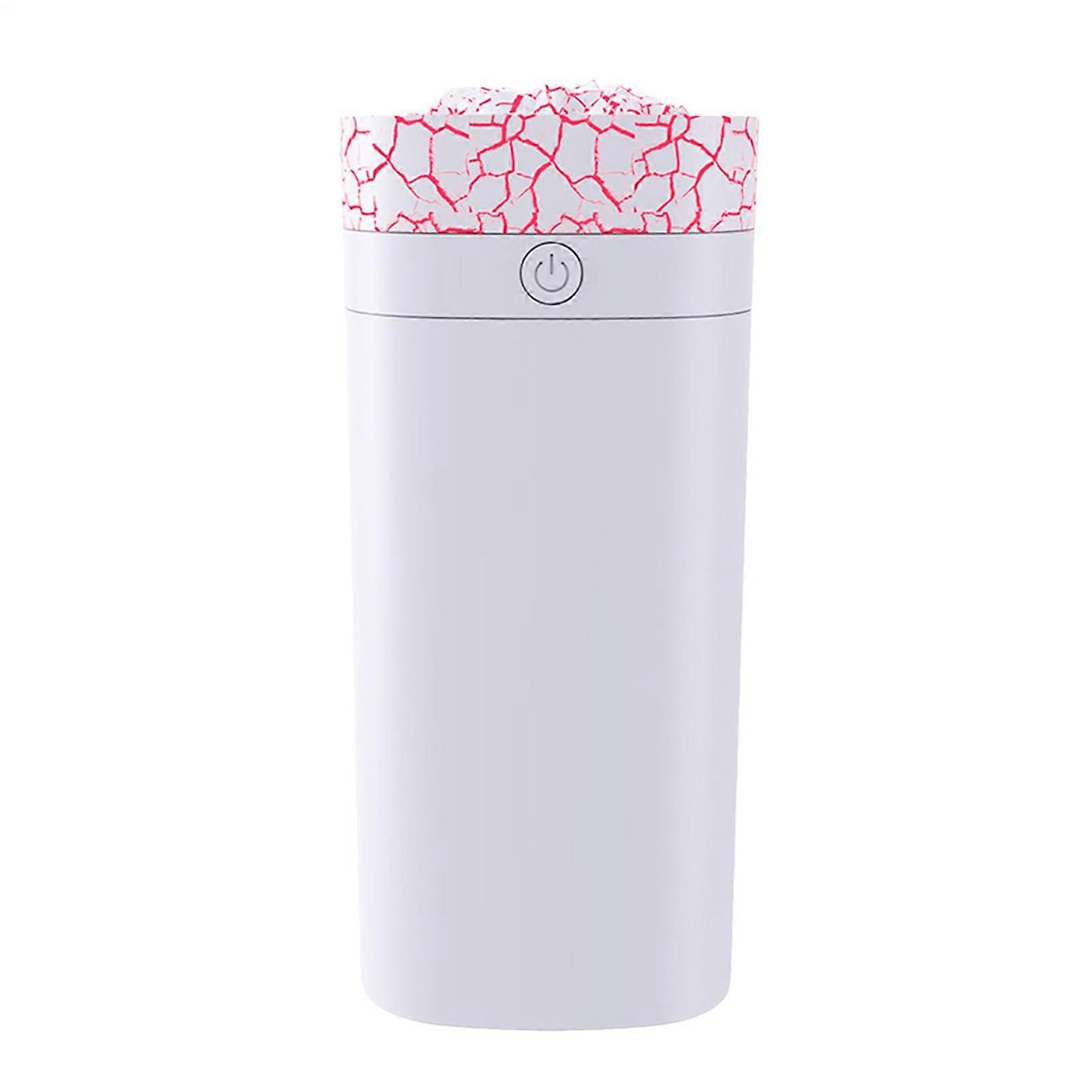 Mist Humidifier - Rechargeable White Table Humidifier for Bedroom, Quiet Evaporator for Winter Indoor Use
