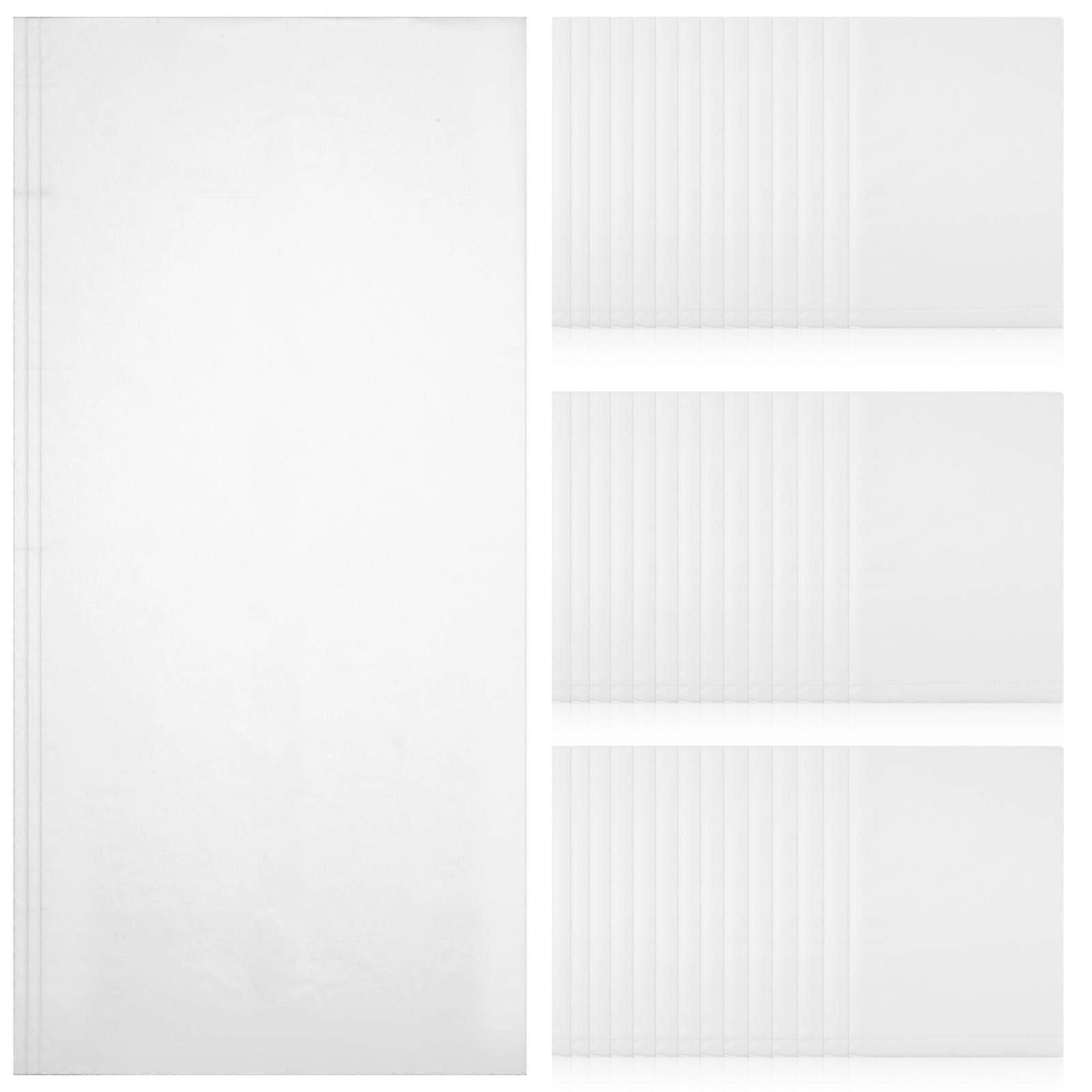 Disposable Massage Table Sheets for Spa Use Soft Comfortable NonWoven Fabric White 100 Pieces Bulk Pack Fits Most Tables