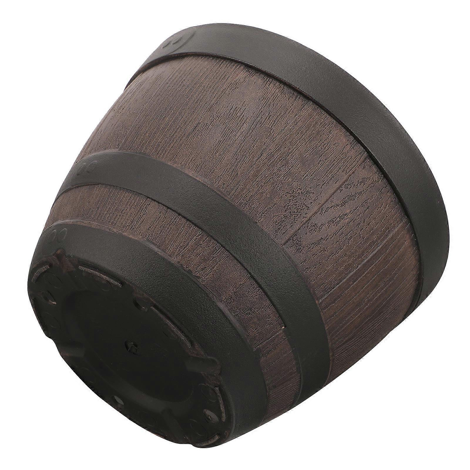 Large Barrel Planter Pot for and Flowers Perfect for Patio