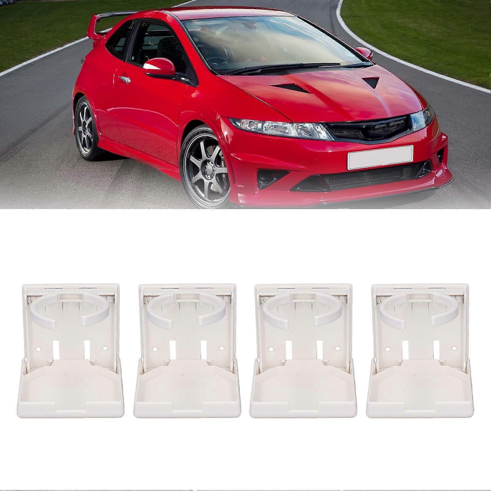 4PCS Vikbar Vit Justerbar Mugghållare För Bil RV Fartyg