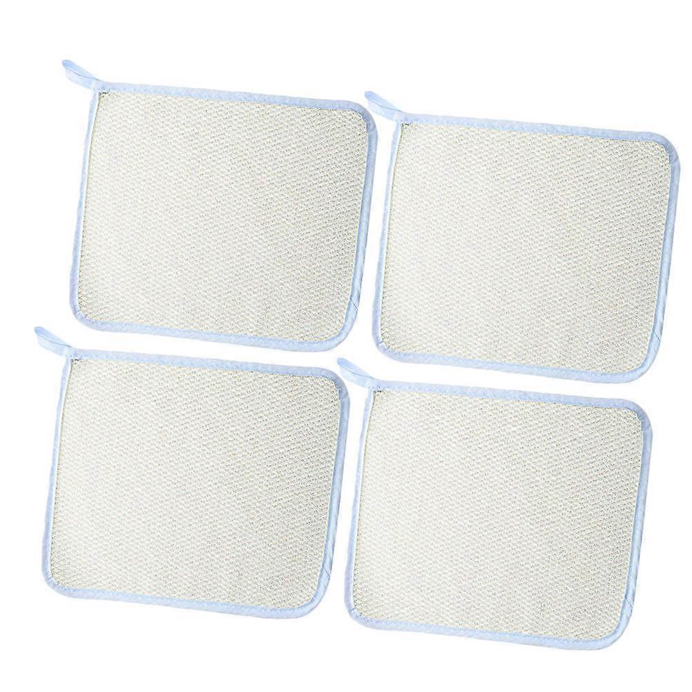 Exfoliating Bath Cloth Double- for Bathing 4Pcs Quick Cloth