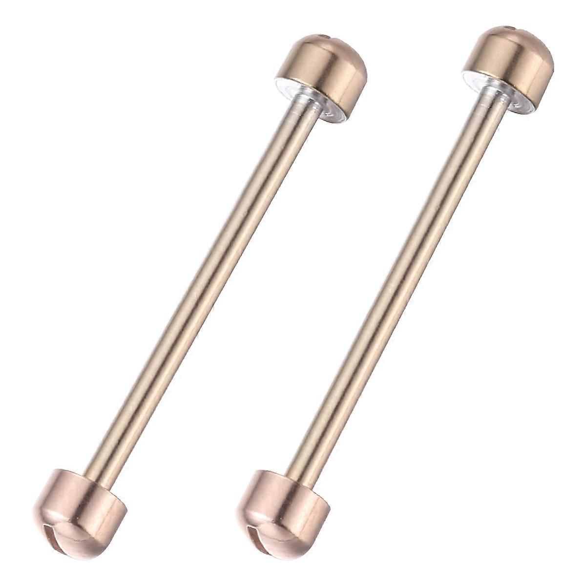 2pcs Watch Strap Link Rods with Screw In Connecting Rods for Easy Watch Repair – Inner Diameter Installation Tool for Watchmakers & Jewelers