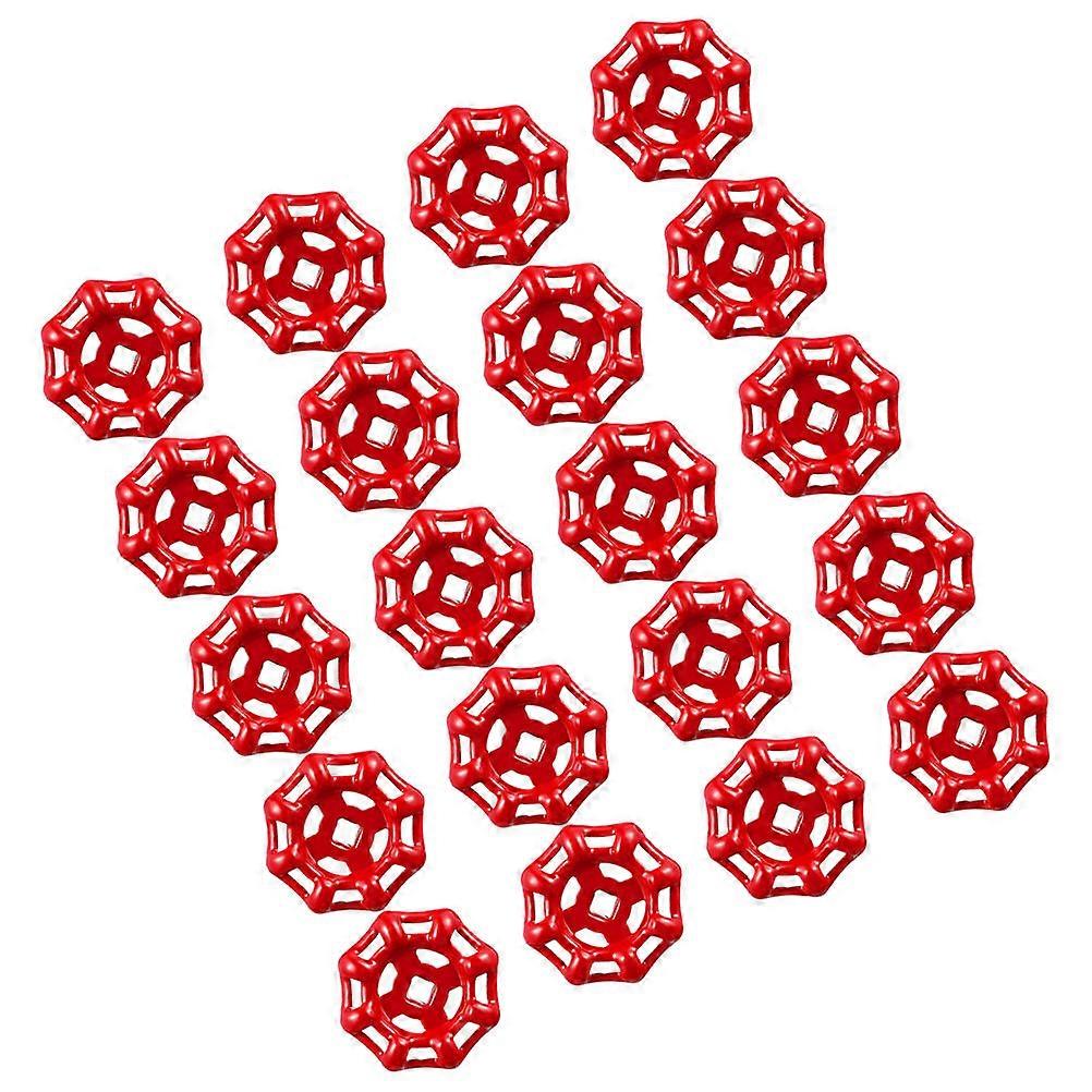 Valve Wheel Handle Replacement for Gate Valve Faucet Metal 20Pcs Set