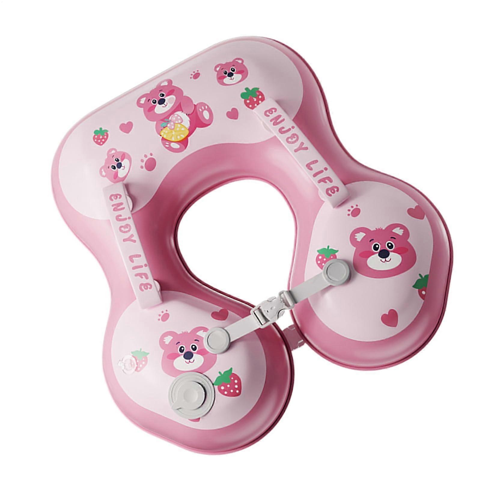 Swimming ring for babies – Portable swimming ring for ponds – Foldable safety equipment for swimming boys and girls, portable with handles
