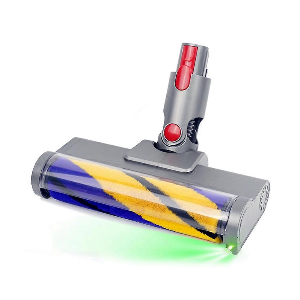 Vacuum Soft Roller Cleaner Head with Green Optical LED Light for V15 V11 V10 V8 V7 Vacuum Attachment Hard Floor
