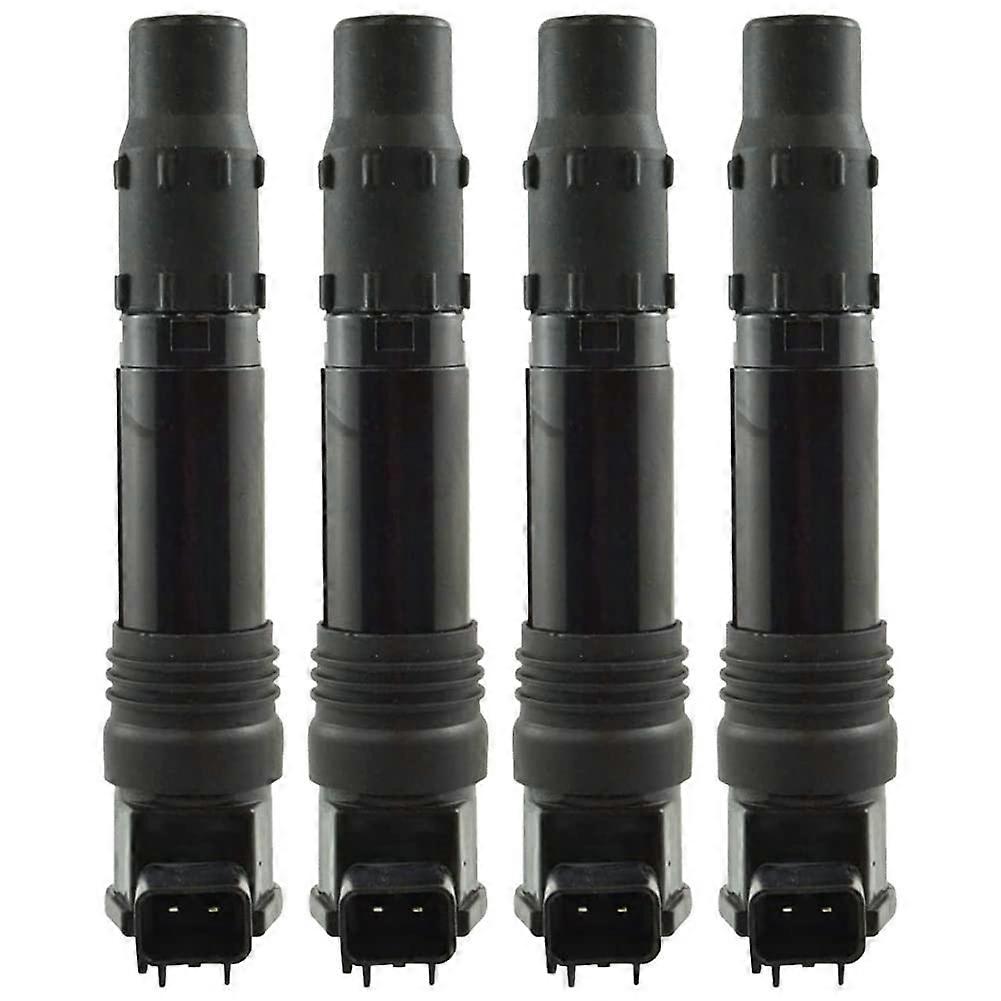 Ignition Coil Set of 4 for Kawasaki ER-6F ER-6N Z1000 Z750 129700-4180 21171-1286 21171-0028 High Performance