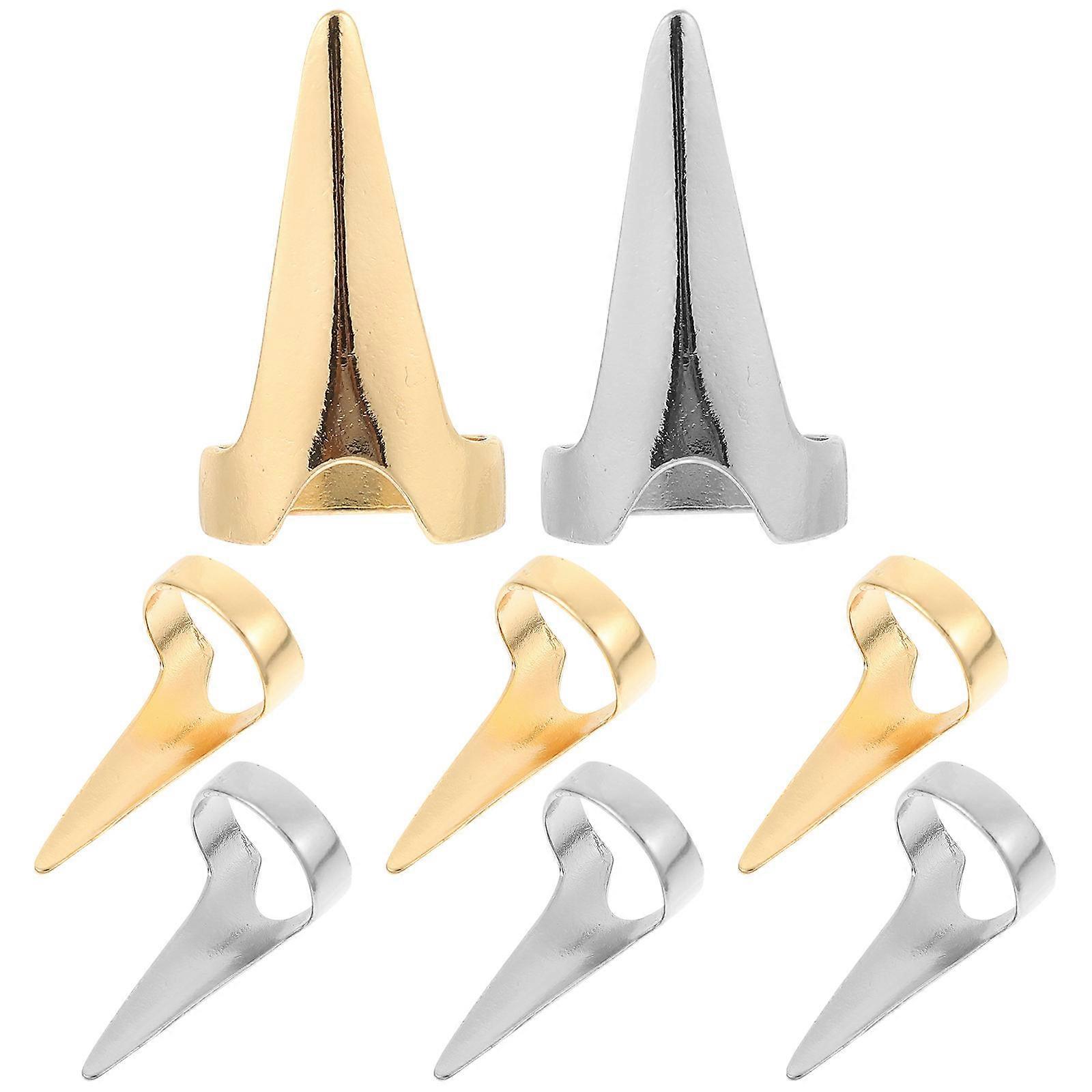 Hair Sectioning Rings Hair Parting Tools For Hairdressers And Barbers Assorted Color Durable 10Pack