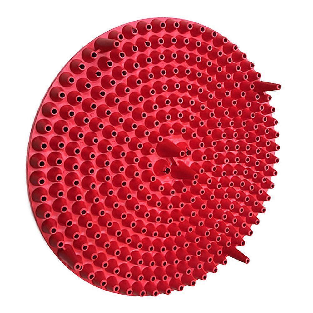 Car Insert Pads Red Size L For Car Washing Equipment High Impact Resistance 26cm Diameter 1Pcs