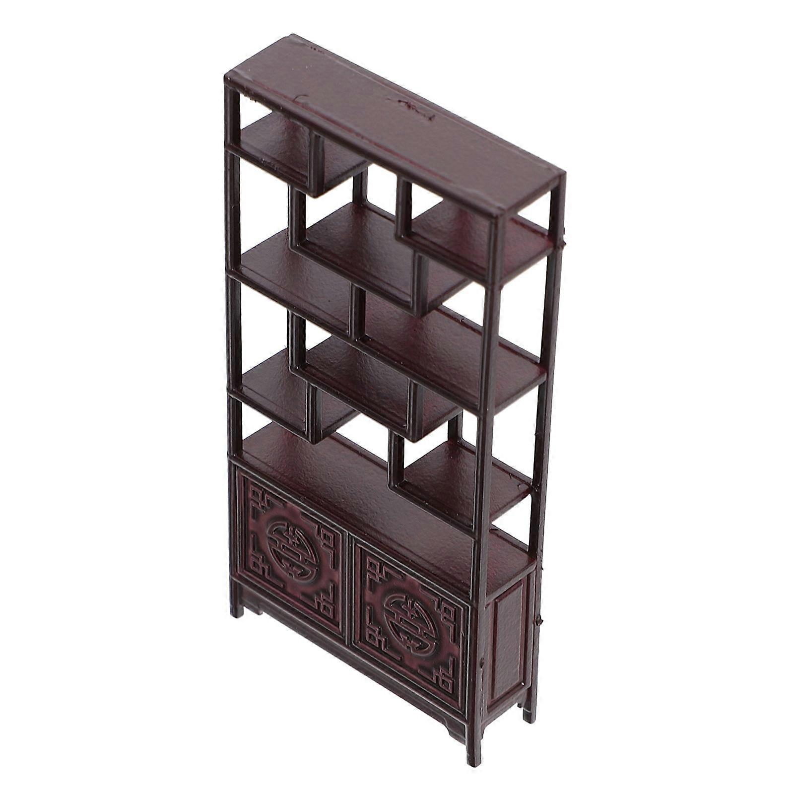 Mini Table Pieces Miniature Chinese Furniture Model Educational Display DIY Projects 3.1×1.6×0.4in ABS Immersive Experience 1Pcs