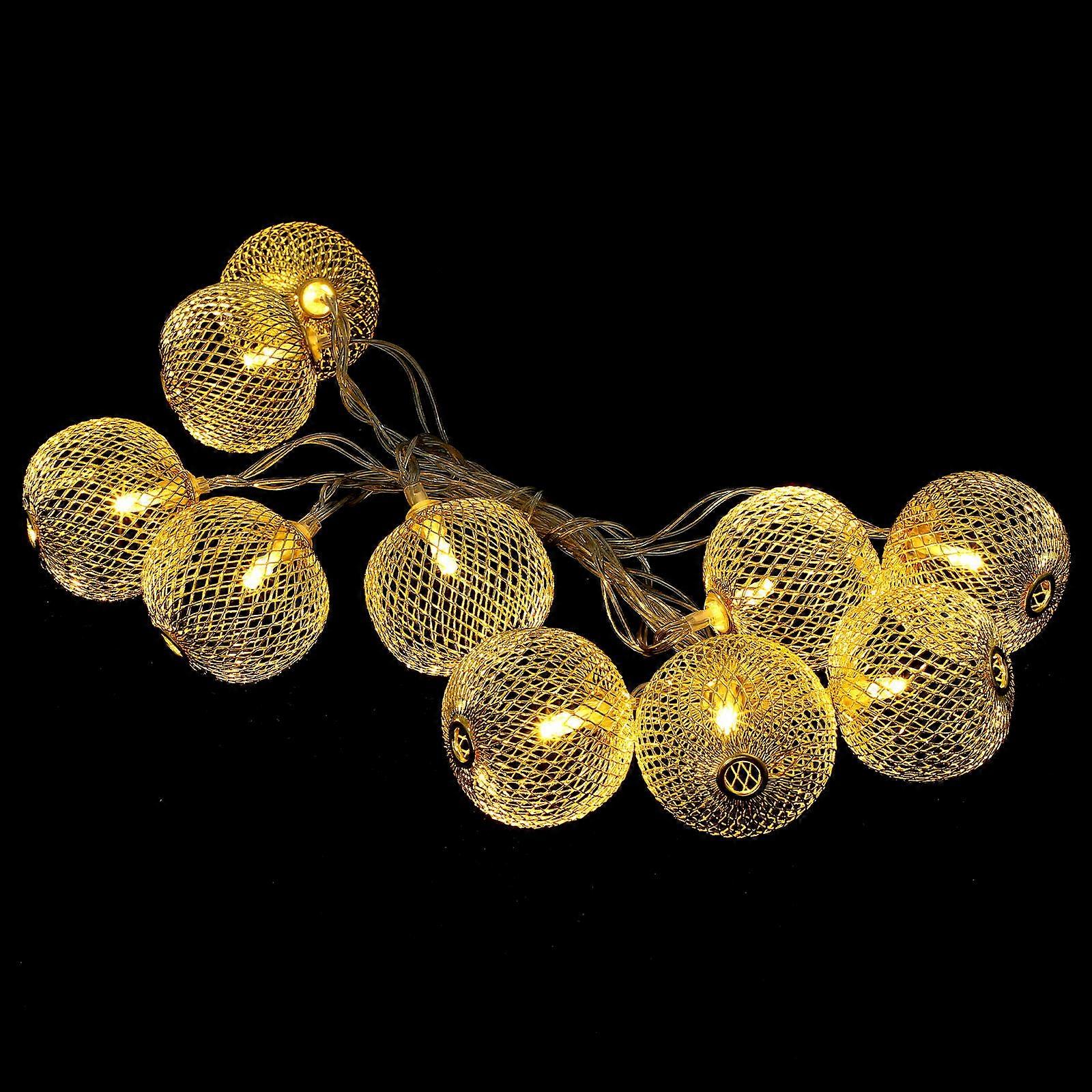 Decorative Lanterns 1Pack Iron Craft Lantern Lamp Adornment For Home Decoration In Golden Color With Warm Lighting Effect