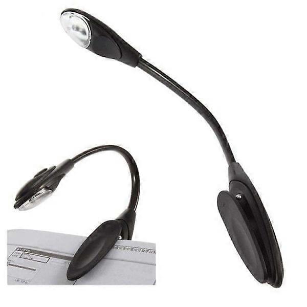 Read with ease with our book lamp - LED clip-on reading lamp, Black