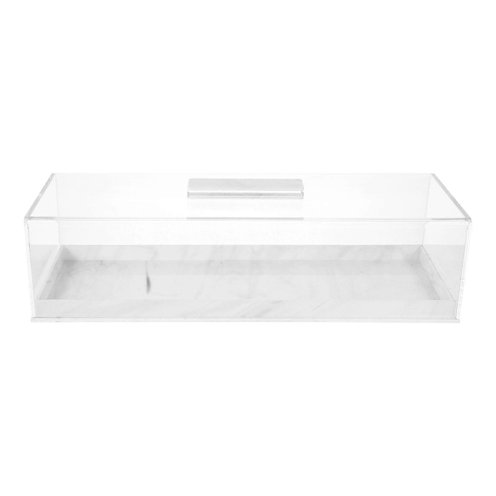 Rectangle Cake Holder Lid Modern Special Occasions Everyday Use Clear Serving Tray Freshness Preservation 1Pack
