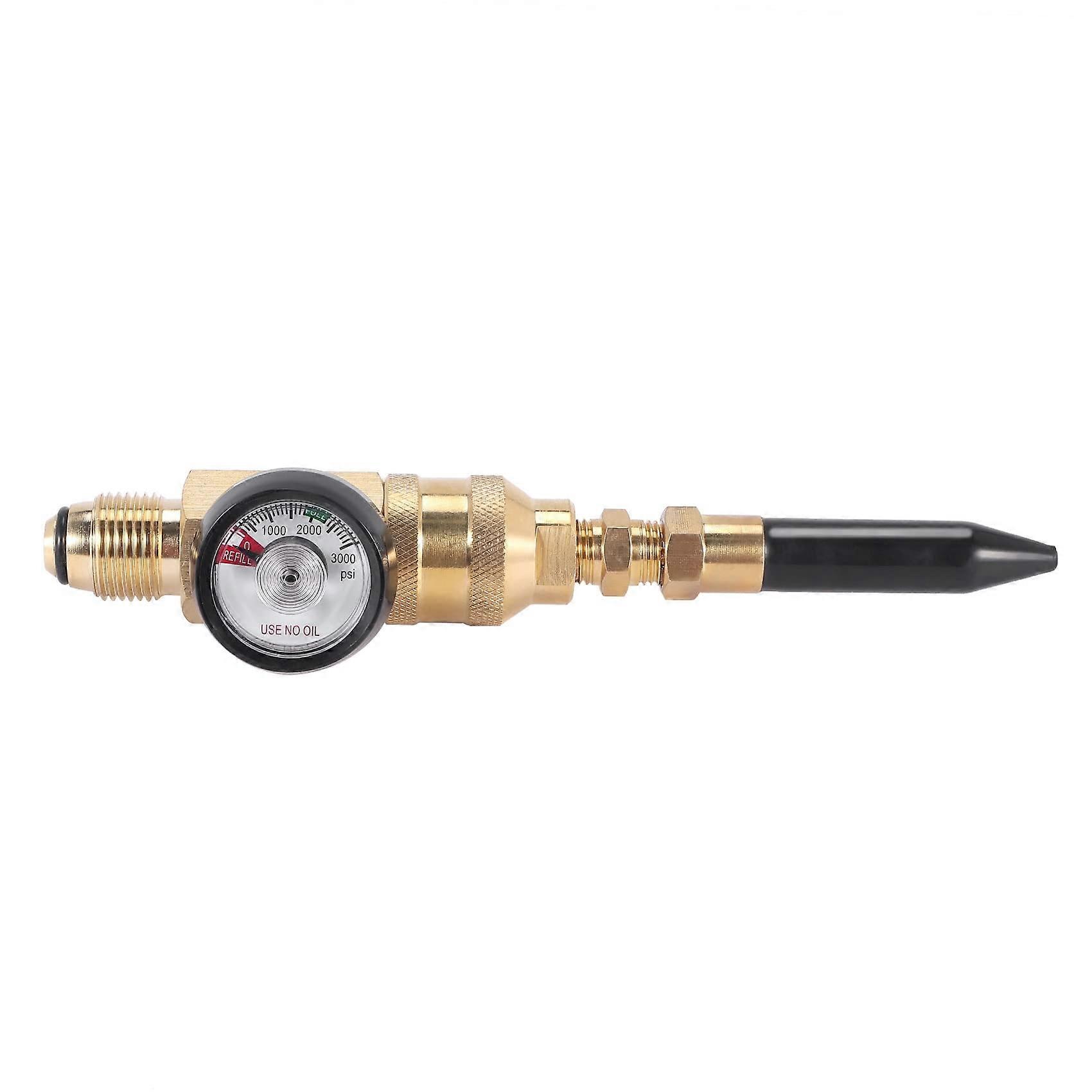 Helium Tank Latex Balloon Inflator Regulator with Pressure Gauge for G5/8 Tank Valves Ref: 9522