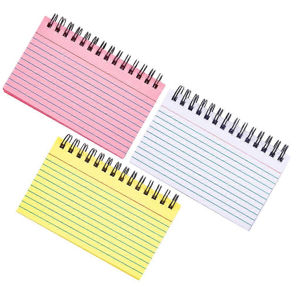 3Pcs Multifunction Writing Pads Portable Office Notepads Students Coil Notepads