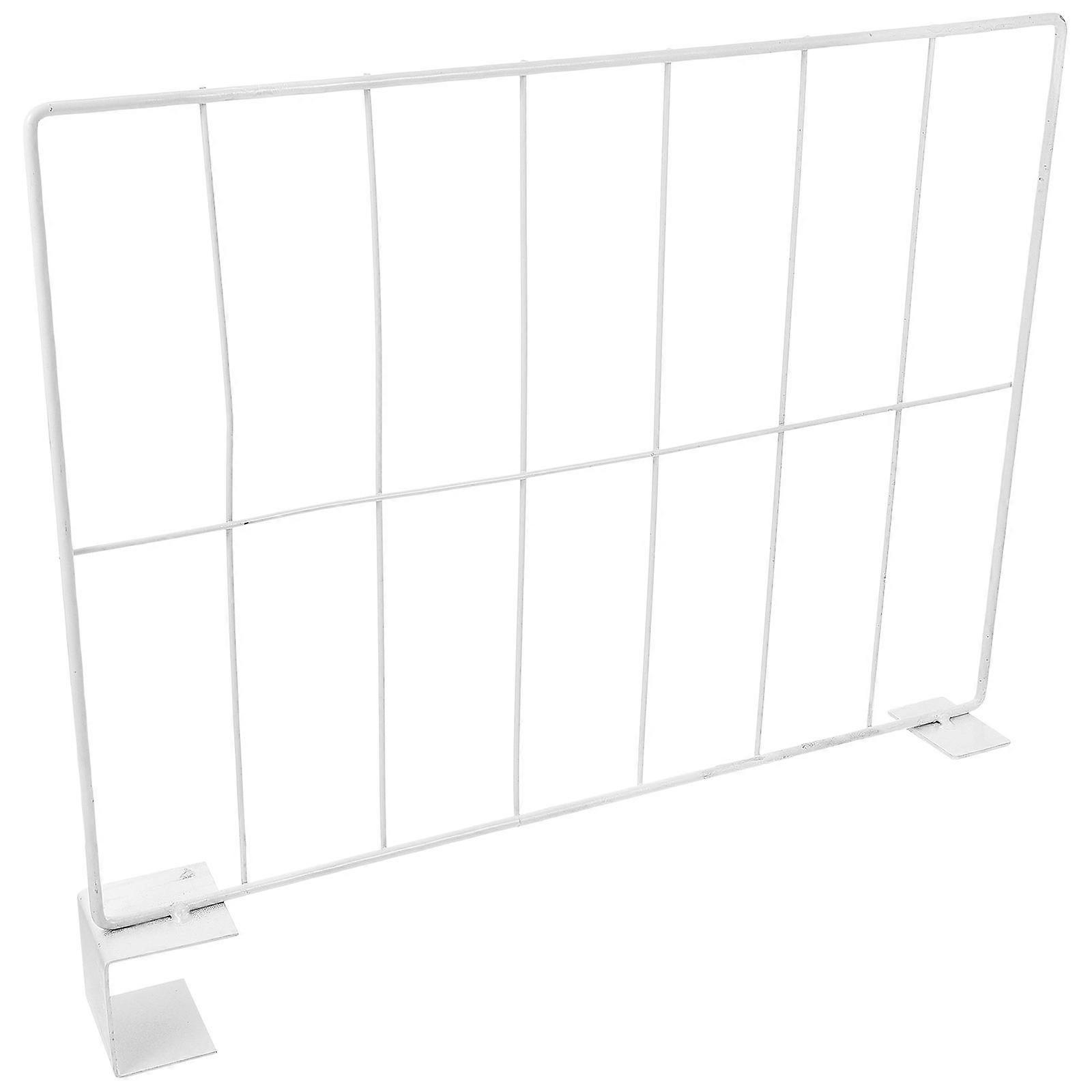 Supermarket Shelf Divider 40X35X5CM White For Home Users 1Pcs Organization