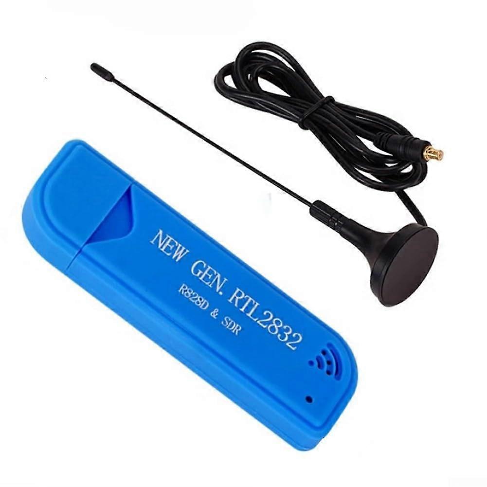 ReadytoUse USB2.0 FM Digital TV Tuner Receiver Dongle Wide Operating Frequency Range Antenna