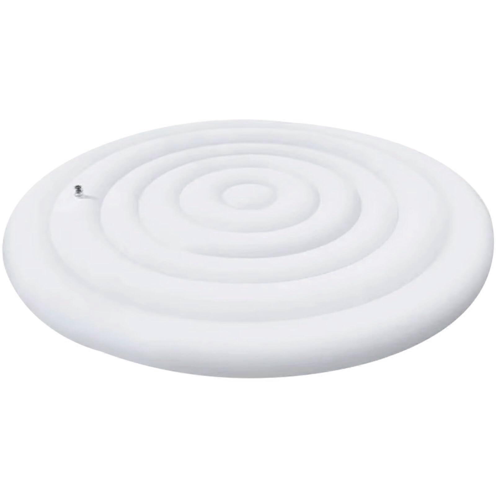 Cover Inflatable 53 Inch Round Hot Tub Housing with Quick and Easy Inflation and Deflation Valve Windproof Snowproof Insulated Lid