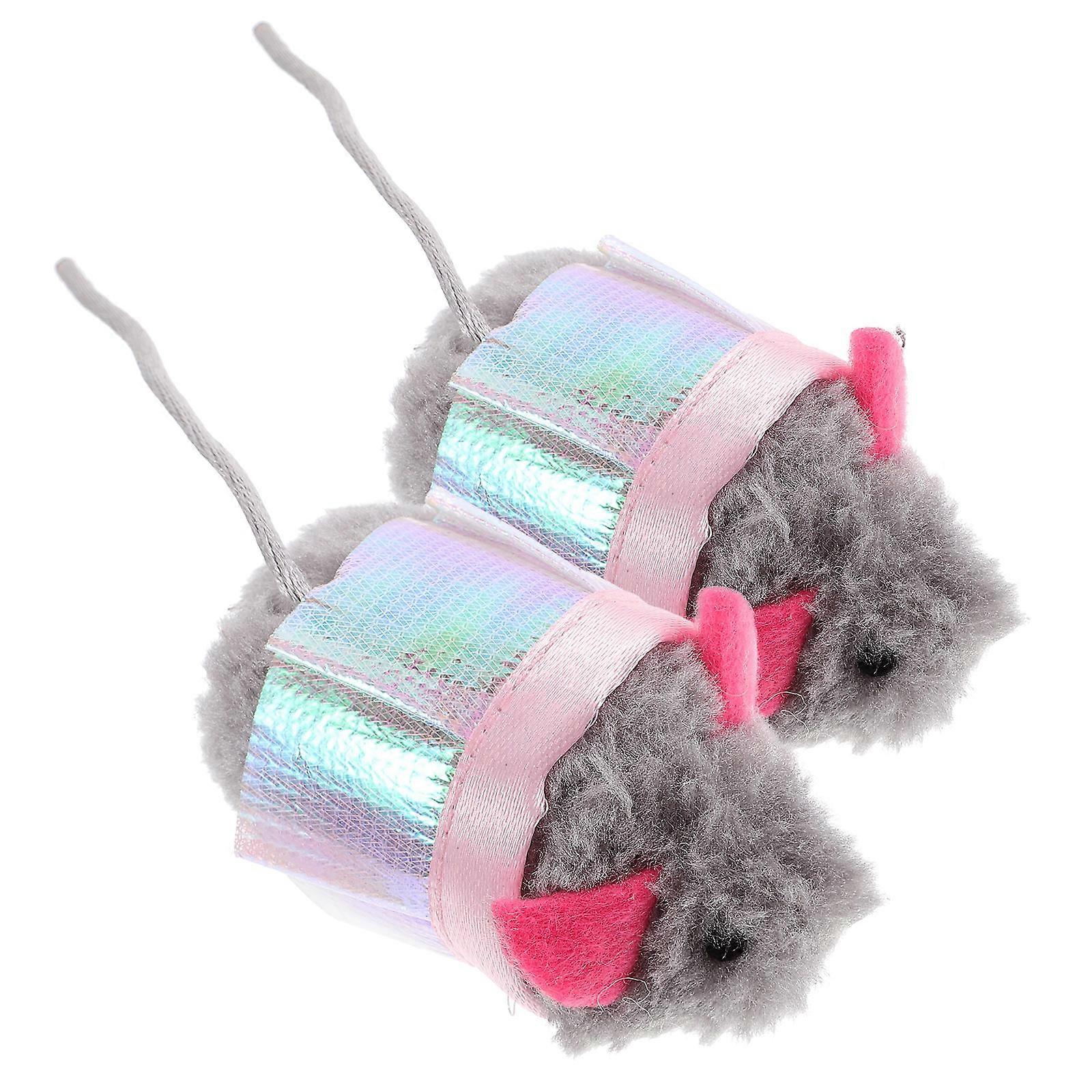 2Pcs Fun Interactive Catnip Toy Set For Cats Mouse Shape Indoor Play Essential For Stress Relief And Exciting Hunting Instincts