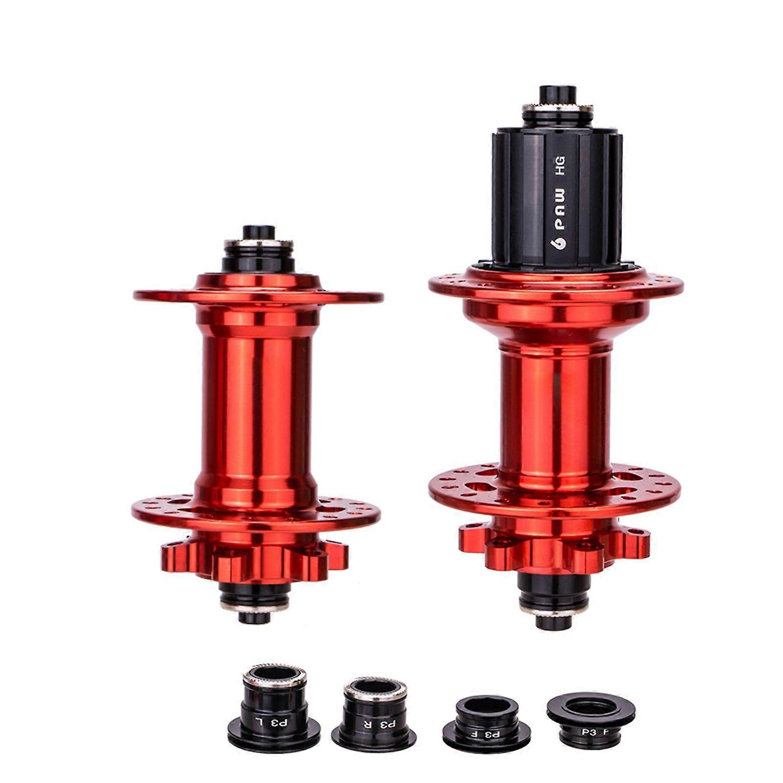 6 šroubů nábojů kotoučových brzd z hliníkové slitiny horské kolo přední a zadní sada nábojů 32 otvorů pro systém HG