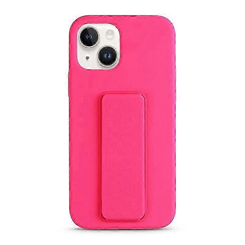 For iPhone 14 Plus Liquid Silicone Holder Phone Case
