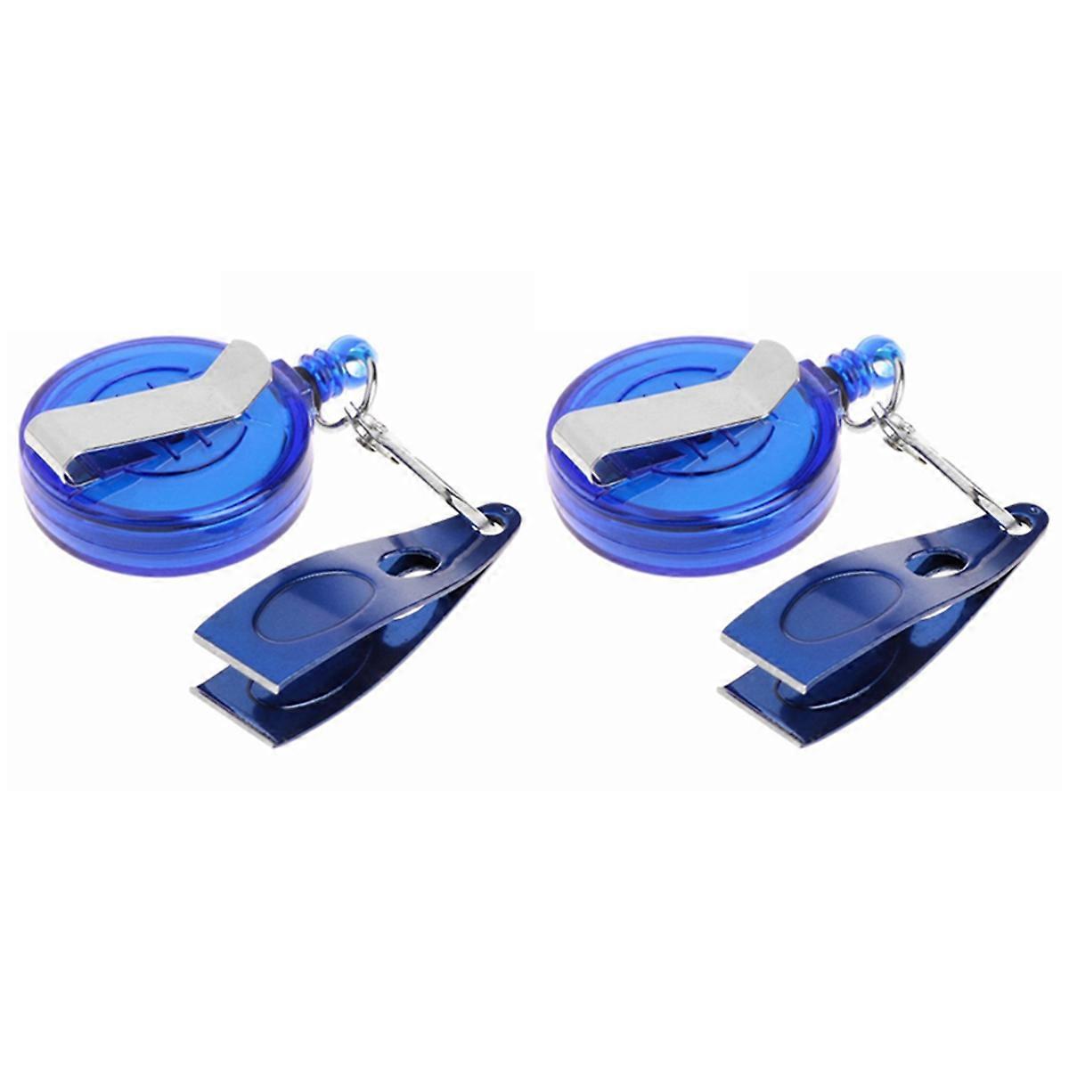 2X Fly Fishing Nippers Line Cutter Clipper Tie Fast Nail Knot Tying Tool with Fishing Zinger Retract